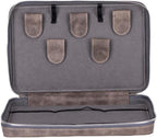 Medicine Handmade Leather Cable Organizer Bag – Full-Grain Leather Travel Tech - Image 2
