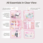 Hanging Travel Toiletry Bag for Women Detachable Toiletry Bag - Image 4
