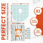 20 Extra Large Toilet Seat Covers Disposable - Image 6