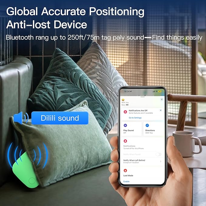 RSH Air Tracker Tag 4 Pack Bluetooth Luggage Tracker tag Locator Works - Image 4