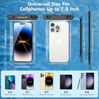 UNBREAKcable Waterproof Phone Pouch-2 Pack IPX8 Waterproof Phone Case - Image 5