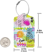2 Pieces Funny Fruits Luggage Tags - Image 5
