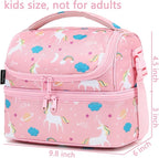 FlowFly Kids Double Decker Cooler Insulated Lunch Bag Large Tote - Image 3
