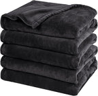 PHF Oversized King Fleece Blanket 120"x120", No Shed No Pilling Big Soft Blanket by PHF