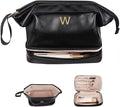 Personalized Graduation Gifts, Initial Large Makeup Bag, Personalized Double by Vogewood