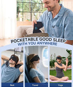Voerou Sleep Headphones 3D Sleep Mask - Image 8
