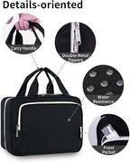 Travel Toiletry Bag for Women Large Hanging Makeup Bag Organizer Toiletries Bag - Image 8