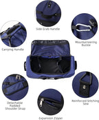 Rolling Duffle Bag with Wheels, 110L/140L Expandable Soft-Sided Foldable Duffle - Image 4
