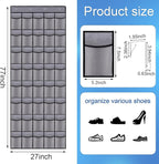 40 Mesh Pocket Over the Door Shoe Organizer, Hanging Shoe Rack - Image 2