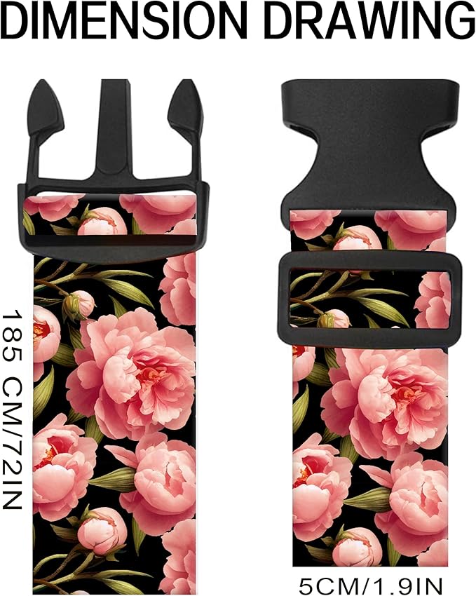 Luggage Straps for Suitcases, Adjustable Travel Belt, Durable Wide Luggage Strap - Image 6