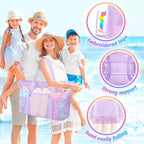 Tagitary Mesh Beach Bag with Zipper Large Beach Tote Waterproof Sandproof with - Image 4