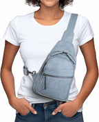 Alldaily Large Sling Bag for Women Crossbody Purse Leather Fashionable Trendy - Image 2
