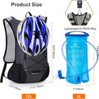 Lightweight Hydration Backpack, Running Backpack - Image 5