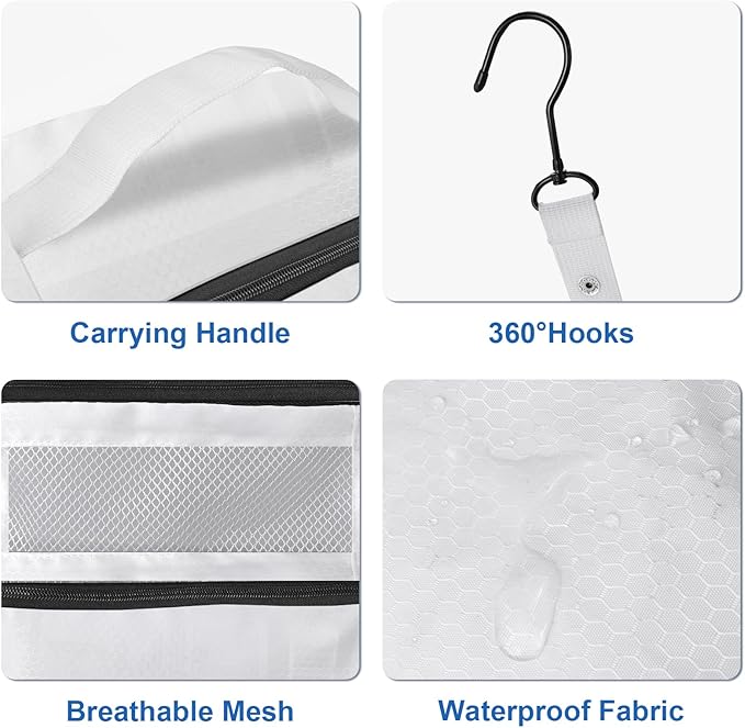 Suitcase Organizer, Travel Luggage Organizer Portable Hanging Travel Shelves - Image 3