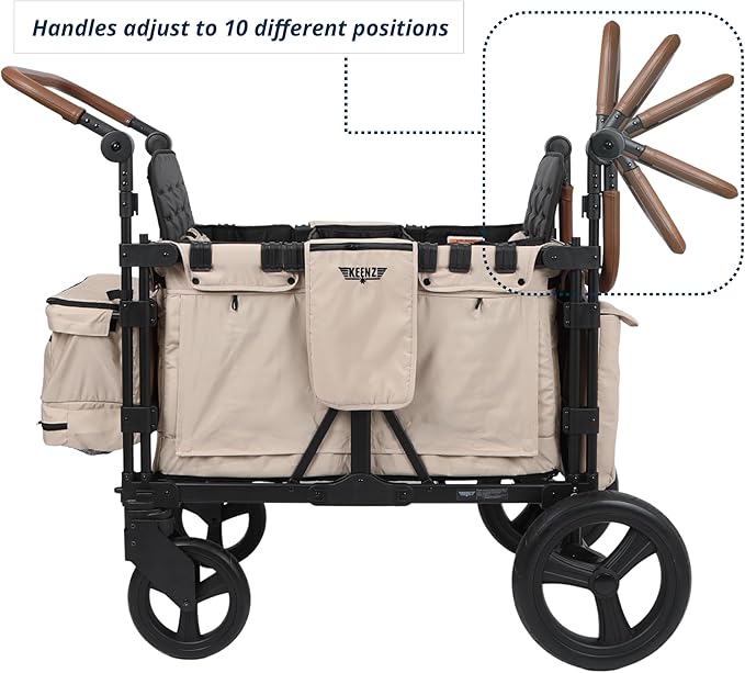 Keenz VYOO Stroller Wagon with Canopy - Image 4