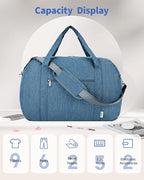 Narwey Carry on Bag 22x14x9 Airlines Approved, Carry on Duffle Bag - Image 7