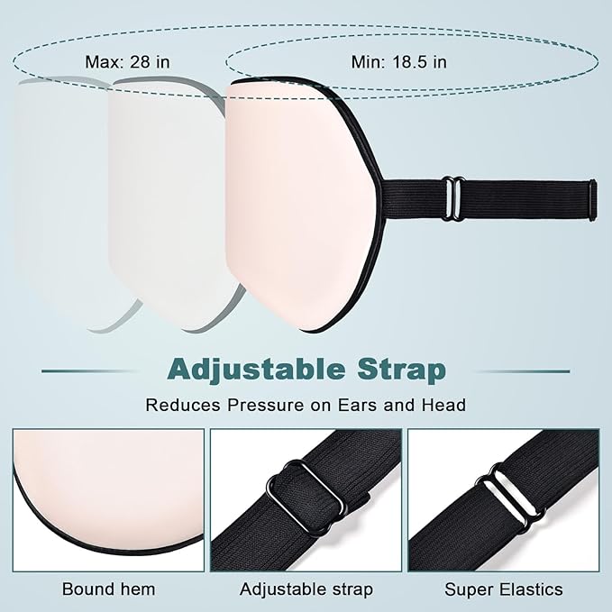 Sleep Mask, Real Natural Pure Silk Eye Masks - Image 2