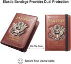 Passport Holder for Travel Passport Cover for Men Passport Wallet Case - Image 4
