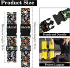 Wildflower Luggage Straps for Suitcases TSA Approved, Luggage Identifiers for - Image 2