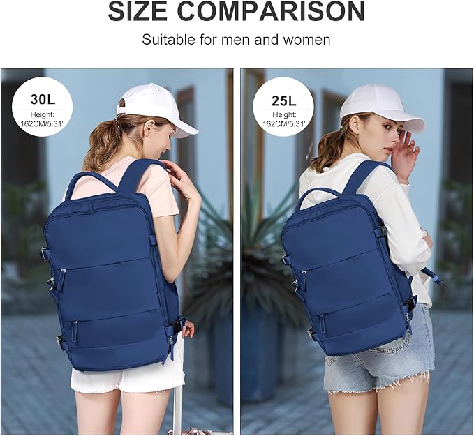 coowoz Large Travel Backpack for Women Men, Carry On Backpack, Hiking Backpack - Image 8