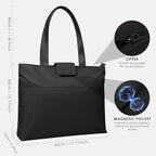 SIMTOP Tote Bag for Women with Magnetic Pocket Water Resistant Polyester 16.2" - Image 3
