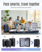 LIGHT FLIGHT Luggage Sets, 3 Piece Durable Suitcase Set - Image 2