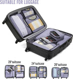 Veken 8 Set Packing Cubes for Travel Essentials, Suitcase Organizer Bags in 4 - Image 6