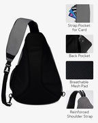 WATERFLY Large Crossbody Sling Bag: Over Shoulder Backpack Daypack Casual Cross - Image 5