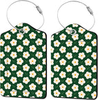 2 Pack Floral Luggage Tag for Women, Name ID Labels by Unknown