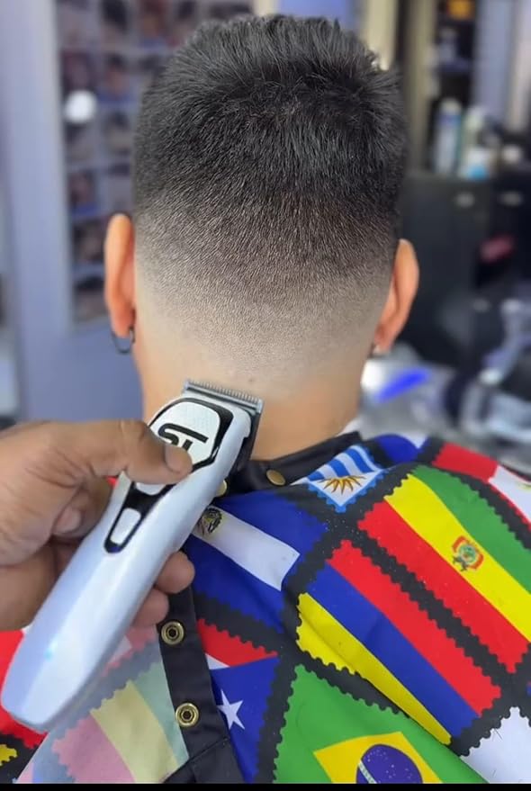 Supreme Trimmer Darkstar 72 Clipper with Magnetic Vector Motor | 180 Min Run Time, 9000 RPM Barber Hair Clipper | Low Noise, Professional Clipper DLC Blades | STC72