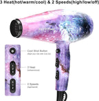 PARWIN PRO BEAUTY Hair Styling Set Valentine Gift - 1875w Professional Hair Dryer - 1 Inch Titanium Curling Iron- 1 Inch Anti-Static Hair Straightener- Negative Ionic Technology - Pack of 3