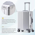 YYW Aluminum Carry-On Luggage Airline Approved Lightweight Suitcase - Image 4