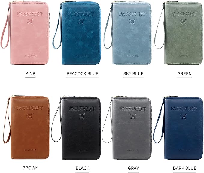 Rowgins Rfid Blocking Passport Holder Wallet, Rowgins Rfid Passport Holder - Image 6