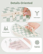 Narwey 7 Set Checkered Packing Cubes - Image 4