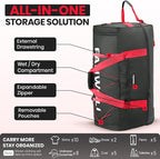 Fanwoli 30'' Rolling Duffel Bag - Image 5