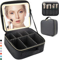 Travel Makeup Bag with LED Lighted Mirror, Travel Makeup Organizer, 3 Color by MORMIDTravelMakeupBag