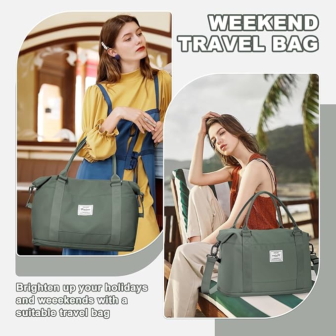 Travel Duffel Bag, Sports Tote Gym Bag, Shoulder Weekender Overnight Bag - Image 6