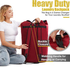 Extra Large Laundry Bag 115L, College Dorm Room essentials, Laundry Backpack Bag - Image 5
