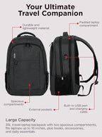 Lenovo B325 Laptop Backpack, Anti-Theft Travel Backpack, External USB Port - Image 7