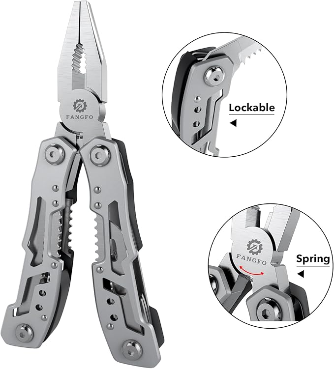 14-In-1 Multitool Pliers，Premium Portable Multi Tool ，with Safety Locking - Image 3