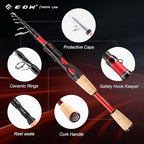 EOW XPEDITE LITE Portable Telescopic Fishing Rods & Combo, Spinning & Casting - Image 3