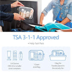 PACKISM TSA Approved Toiletry Bag, 3 Pack Clear Makeup Bags - Image 2