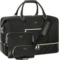Weekender Bag for Women, Travel Duffel Bag Carry On Overnight Bag by ITIEZY