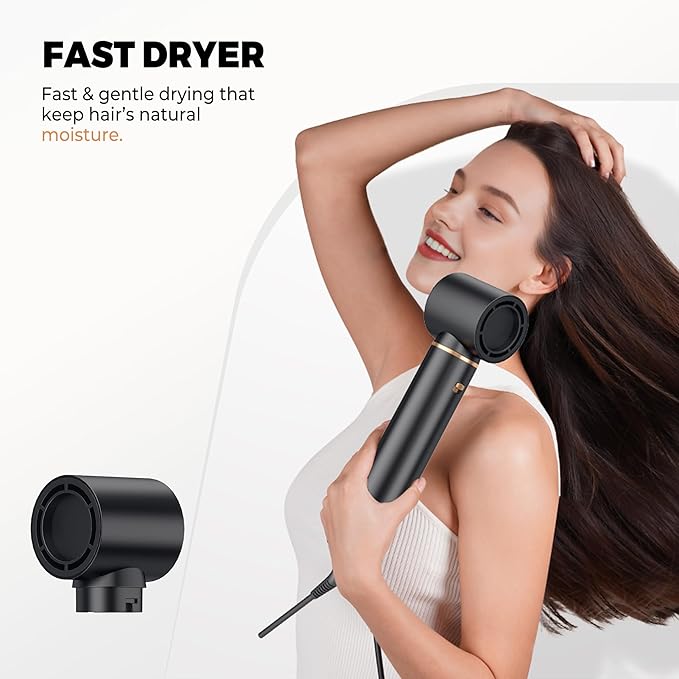 5 in 1 Blow Dryer Brush, Upgrade Hair Dryer Brush Set Negative Ion Air Styler Curling Wrap Air Curler, Hot Air Brush Curling Iron Hair Styling Tools As A Gift for Straight/Curl/Dry/Smooth