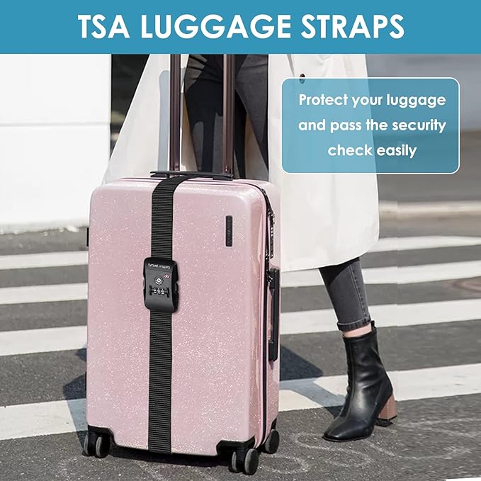 Travel Inspira Luggage Straps for Suitcases - Image 2