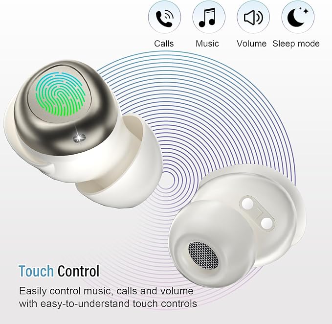 Sleep Earbuds Bluetooth 5.4 in Ear Light-Weight Headphones, Mini Sleep - Image 6