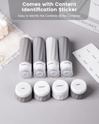 Travel Bottles for Toiletries 8 Pack, Travel Size Toiletries, Tsa Approved - Image 5