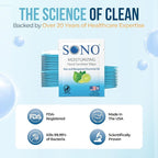 SONO Bergamot & Aloe Moisturizing Hand Sanitizer Wipes - Image 6