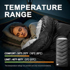 Sleeping Bags for Adults Cold Weather, Waterproof, Lightweight Camping Sleeping - Image 5