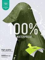SaphiRose Hooded Rain Poncho Waterproof Raincoat Jacket - Image 3
